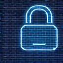 Firewall brick wall icon